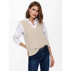 Women's sleeveless sweater Only Onlparis life image-3
