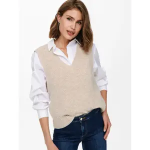 Women's sleeveless sweater Only Onlparis life image-4