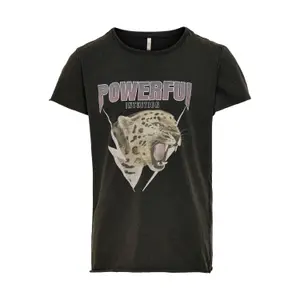 Girl's short sleeve reg top Only konlucy life image-0