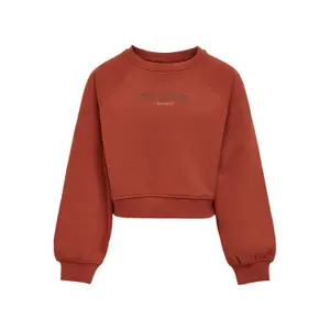 Sweatshirt round neck girl Only kids konbella life image-0