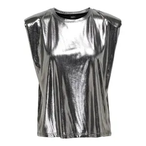 Women's long sleeve top Only onlamy silver life image-0