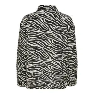Chaqueta Only onlnoelle zebra shacket image-1