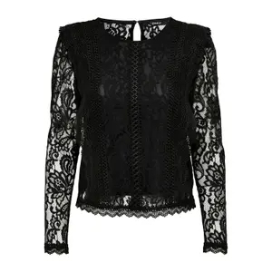Women's long sleeve T-shirt Only onlkaro lace image-0