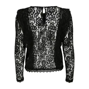 Women's long sleeve T-shirt Only onlkaro lace image-2