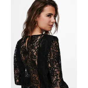 Women's long sleeve T-shirt Only onlkaro lace image-6