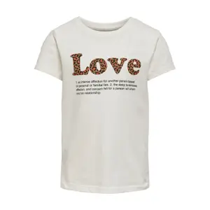 Girl's T-shirt Only kids konkita life reg love image-0