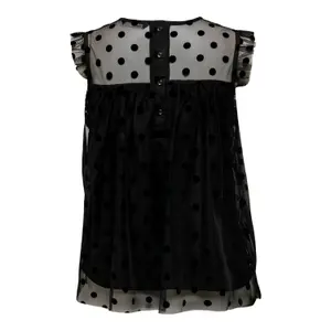 Women's sleeveless T-shirt Only onleleanor wovens image-1