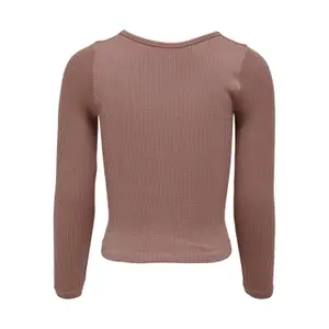 Girl's long sleeve T-shirt Only kids kongwen image-1