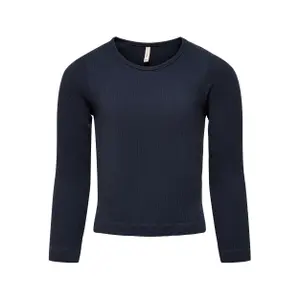 Girl's long sleeve T-shirt Only kids kongwen image-0