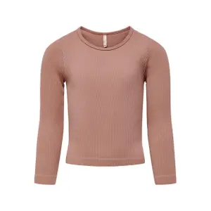 Girl's long sleeve T-shirt Only kids kongwen image-0