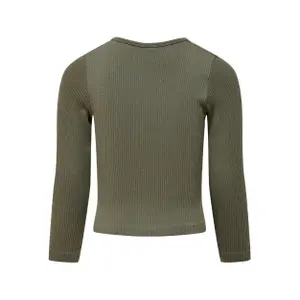 Girl's long sleeve T-shirt Only kids kongwen image-1