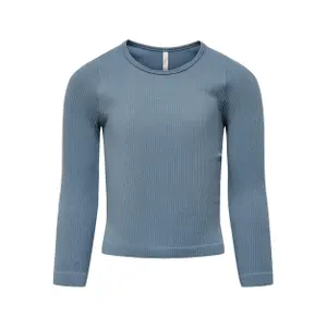 Girl's long sleeve T-shirt Only kids kongwen image-0