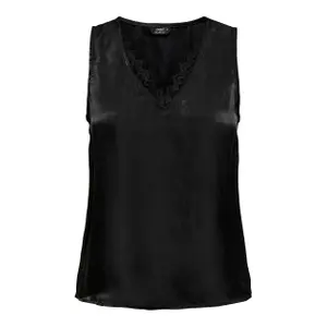 Women's sleeveless T-shirt Only onlnaomi wovens image-0