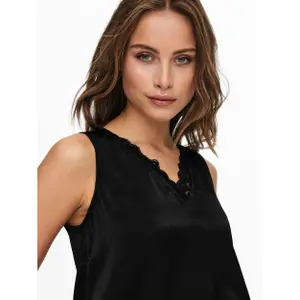 Women's sleeveless T-shirt Only onlnaomi wovens image-3