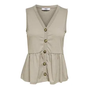 T-shirt för kvinnor Only onlbright peplum vests image-0