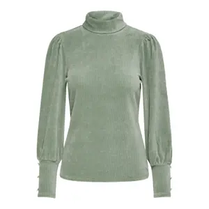 Women's long sleeve button down top Only onlfenja life image-0