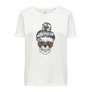 T-shirt för kvinnor Only onlsilvia life image-0