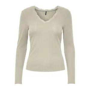 Women's long sleeve T-shirt Only onlnella lace image-0