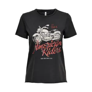 T-shirt för kvinnor Only onllucy life image-0