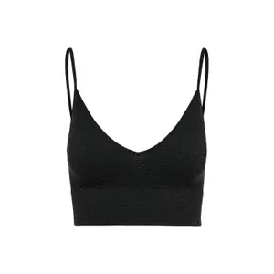 Jumper med V-ringning för kvinnor Only onlvicky lurex seamless image-0
