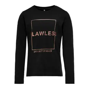Girl's long sleeve top Only konisla life image-0