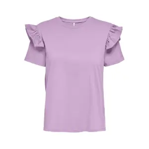 T-shirt för kvinnor Only onlmaye life frills image-0