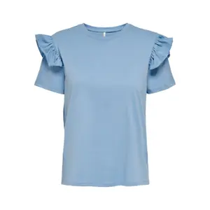 T-shirt för kvinnor Only onlmaye life frills image-0