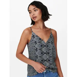 T-shirt för kvinnor Only onlroberta strap wovens image-2