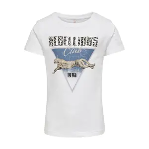 Girl's short sleeve fit t-shirt Only konasta life image-0