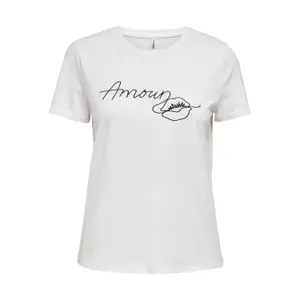 T-shirt för kvinnor Only onlkita life reg outline image-0
