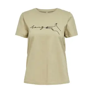 T-shirt för kvinnor Only onlkita life reg outline image-0
