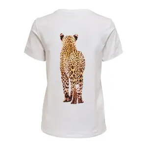 T-shirt för kvinnor Only onltiger life reg image-1