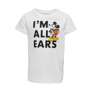 Girl's short sleeve top Only konmickey life image-0