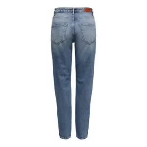 Jeans taille haute femme Only Veneda Mom Rip Rep Rea931 image-3
