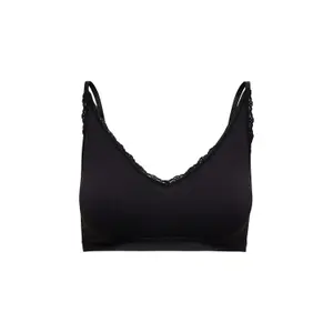 Jumper med V-ringning för kvinnor Only onlvicky rib lace image-0