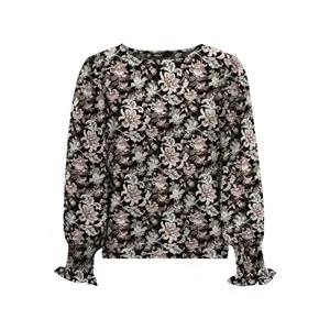 Women's long sleeve T-shirt Only onlnova smock aop image-0