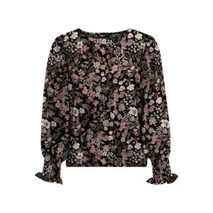 Women's long sleeve T-shirt Only onlnova life smock aop image-0