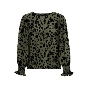 Women's long sleeve T-shirt Only onlnova smock aop image-0
