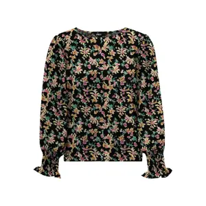 Women's long sleeve T-shirt Only onlnova life smock aop image-0