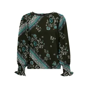 Women's long sleeve T-shirt Only onlnova life smock aop image-0