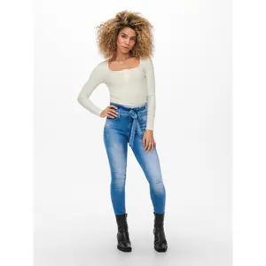 Dames-T-shirt Only Onlnessa Placket Top Noos image-2