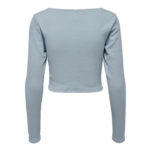 Långärmad topp med v-ringning för kvinnor Only onlkenya life image-1