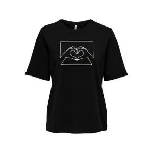 T-shirt för kvinnor Only onldiane life image-0