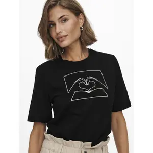 T-shirt för kvinnor Only onldiane life image-2
