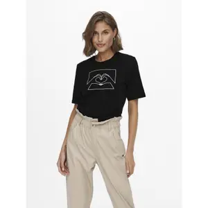 T-shirt för kvinnor Only onldiane life image-3