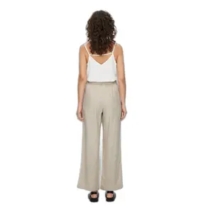 Pantalón con cinturilla de lino JDY Say image-3