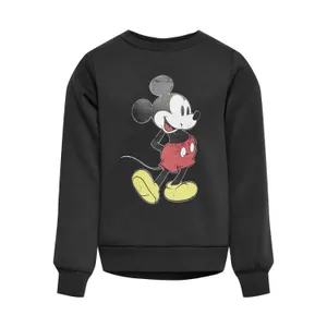 Girl's long sleeve sweatshirt Only konmickey/minnie life image-0