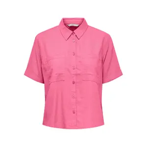 Damenhemd Only onlcaro linen blend image-0
