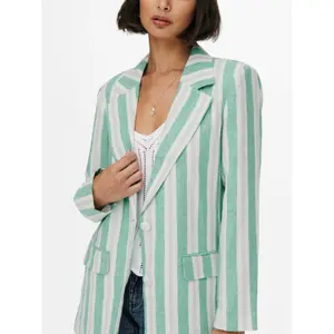 Women's blazer Only onlcaro linen blend image-6