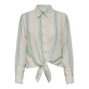 Damenhemd Only onllecey-ohio stripe knot image-0